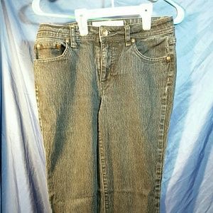 Faded Glorey jeans size 8 petite stretch flare